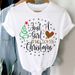 Cross-border Clothing Supply: Merry Christmas Tree Trendy Loose Casual Letter Print White Women's Plus Size T-shirt_ecoleips.com