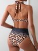 Women's Clothing New Leopard Print High End Split Women's Swimsuit Design Sexy Bikini Swimsuit_ecoleips.com