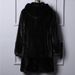 Women's Clothing Faux Fur Longline Coat – Oversized Hooded Jacket With Luxe Mink-Like Texture (Black, S-9XL)_ecoleips.com