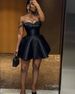 Women's Clothing Elegant Striped High Waist Dress For Women Spring Collar Short Sleeve Mid-Length Fashion_ecoleips.com