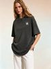 Women's Oversized Mineral Wash T-Shirt, Streetwear Inspired Summer Tee_ecoleips.com