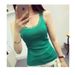 Cross-border Foreign Trade Versatile Lace Ribbed Cotton Women's Short Outerwear Slim-fit Base Shirt Goddess Camisole_ecoleips.com