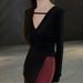 Elegant Socialite High-End Long Sleeve Shirt For Women Fashion Sweet Spicy Girl Top And Skirt Commuting Set_ecoleips.com