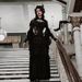 WY22050 Summer 2026 European And American New Dark Fashion Slim Fit Versatile Sleeveless Princess Sleeve Lace Top For_ecoleips.com