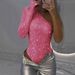 Women's Clothing Summer Hot Girl Sexy One Shoulder Tight Rhinestone Sequin Top_ecoleips.com