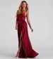 Elegant Backless Bodycon Dress With Waist Tie - Sexy Slim Fit Long Formal Gown For Women - Red_ecoleips.com