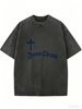 Vintage Inspired Oversized Tee For Women, Soft Touch Casual Top With Relaxed Fit For Daily Outfits_ecoleips.com