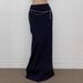 New 2025 Sexy Elegant Solid Color Minimalist Midi Skirt for Women Floor Length Spring/Summer European And American Style Wholesale_ecoleips.com