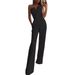 Women's Clothing Spring Summer Long Skirt Jumpsuit For Women Slanted Collar Mid-Waist Temperament Commuter Style Fashion_ecoleips.com