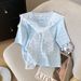Women's Clothing Design Hollow Shawl Mesh Top T Shirt Ice Silk Sweater_ecoleips.com