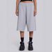 American Retro Personality Street Trend Raw Edge Gray Loose Casual Pants Cropped Pants Couple Summer_ecoleips.com