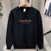 FW25 Matching Couple Cotton Crew Neck Sweatshirt - His & Hers_ecoleips.com