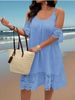 Plus-Size Simple Elegant Versatile Lace Women's Dress_ecoleips.com