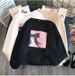 2025 Spring And Autumn New Korean Style Round Neck Fleece Sweatshirt For Women, Printed Versatile Loose_ecoleips.com