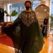 Women's Clothing Chiffon Heavy Hot Diamond Beaded Robe Muslim Large Size Dress_ecoleips.com