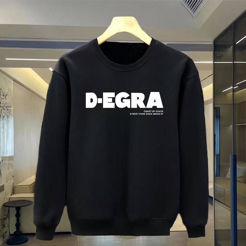 FW25 Matching Couple Cotton Crew Neck Sweatshirt - His & Hers_ecoleips.com