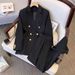 Women's Clothing Plus Size Women's Fashionable Elegant Suit Jacket Spring Chubby Girls Two Piece Set Of Pants_ecoleips.com
