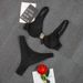 Women's Solid Color Two Piece Swimsuit New Style Backless Triangle Bag Bikini_ecoleips.com