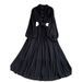 Women's Clothing Red Chiffon Slimming Dress For Women With Belted Waist And Pleated Skirt Versatile Collared Dress For Commuting Perfect For Summer_ecoleips.com
