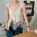 Ethnic Style Small Strap Travel Bohemian Super Fairy Tassel Vest For Women Summer New Vintage Top_ecoleips.com