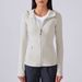 Women's Slim-Fit Hooded Yoga Jacket – Quick-Dry Workout Top For Running & Pilates (S-XXL, 8 Colors, Nylon-Spandex Blend, Lightweight & Breathable)_ecoleips.com