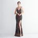 Women's Clothing New Sling Evening Sequin Dress Long Banquet Slim Evening Dress With Elegant Temperament_ecoleips.com