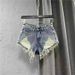 2025s European Station Sexy Low Waist For Women Frayed Shorts 2025 New Summer White Denim Ripped A-line Hot Pants Trend_ecoleips.com