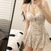 Women's Clothing Conservative Slim Belly Covering One Piece Dress_ecoleips.com