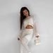 Women's Clothing Salty Temperament Light Mature Style Knitted Hollow Half Length Skirt Two Piece Suit_ecoleips.com