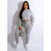 Women's Sexy Cropped Workout Two-Piece Set – Long Sleeve Top & High-Waisted Pants (S-XXXXL, 7 Colors)_ecoleips.com