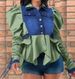 Women's Clothing Splicing Strap Denim Top_ecoleips.com