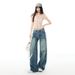 2026 Spring Low-Waist Washed Loose Straight American Retro Jeans For Women, Winter Casual Pants_ecoleips.com