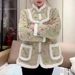 girl Plus Size Women's Year Chinese Winter New National Style Slimming Northeast Floral Cotton Jacket Women_ecoleips.com