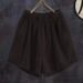 Suitable For All Seasons Cotton Linen Thin Women's Shorts Summer, Loose Fit, High Waist, Slimming, Versatile, Five-Point Length, Suitable For_ecoleips.com