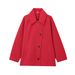 Winter Oversized Lapel Wool Coat Women's Streetwear Long Sleeve Trench Coat – Loose Fit Fashion Outerwear (Army Green, Black, Khaki, Gray, Burgundy)_ecoleips.com