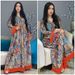 Modest Abaya Dress Bohemian Print Maxi Dress With Handcrafted Buttons Elegant Kaftan For Women, Perfect For Festivals & Special Occasions_ecoleips.com