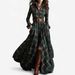 Plaid Long Sleeve Belted Shirt Dress – Single-Breasted & Oversized For Women_ecoleips.com