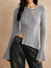 Aria Basics Aria Basics European American Cross-border Foreign Trade Autumn And Winter New Women's Clothing, Solid Color Casual Fashion Trendy_ecoleips.com