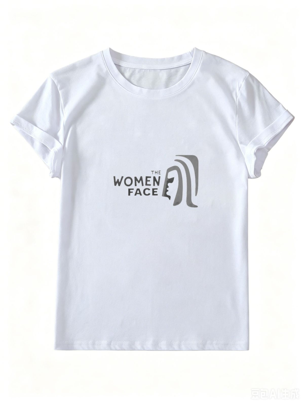 Women's Basic Bodycon T-Shirt, Comfortable Stretch Fabric Daily Wear Essential_ecoleips.com