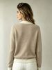 2026 Spring/Autumn Irregular Collar Knitted Base Layer Sweater, Soft And Skin-Friendly Long-Sleeved Commuting Inner Layer Sweater_ecoleips.com