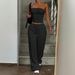 DiYun European American Vacation Tube Top Vest And Casual Long Pants Set Women's Clothing 2026 Summer Independent_ecoleips.com
