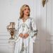 Muslim Women's Robe Printed Beaded Long Skirt Dress Abayas_ecoleips.com