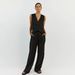 Women's Clothing Summer New Cotton And Linen Sleeveless Vest Vest Trousers Two Piece Suit Female Casual Fashion Suit_ecoleips.com