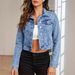 Women's Fashion Short Denim Jacket Spring Autumn New_ecoleips.com