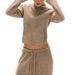 Men's Retro High Neck Zip-Up Hoodie & Wide Leg Sweatpants Two-Piece Set - Streetwear Outfit For Casual Wear_ecoleips.com