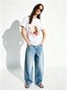 Vintage Skeleton Mermaid Be My Summer Love Graphic Women T-Shirt_ecoleips.com