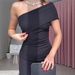 High End Premium Women's Off Shoulder Dress New Fashion Slim Waist Elegant Evening Party Cocktail Formal Casual Dress_ecoleips.com