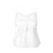 AD980 Spring/Summer Thin Outerwear Silk Satin V-Neck Lace Camisole Loose Fit Base Shirt_ecoleips.com