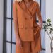 Women's Clothing Early Spring New Professional Temperament Double Breasted Suit Fashion Suit For Women_ecoleips.com