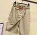 High Waist Wide Leg Skort for Women Elastic Waistband Summer A-Line Flowy Korean Style Casual Skirt-Pants_ecoleips.com